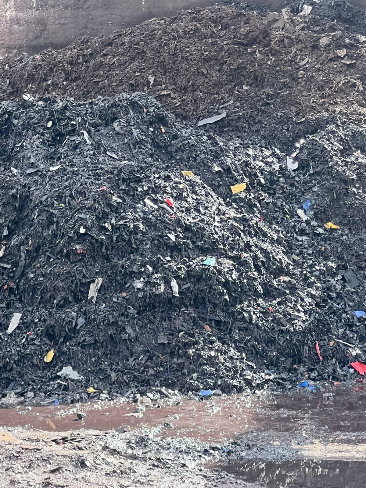 Plastic bottle waste